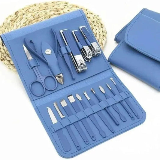 Professional Manicure Pedicure Kit 16 Pcs Set Premium Good Quality