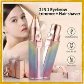 2 in 1 Eyebrow And Facial Hair Trimmer