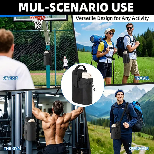 Magnetic Gym & Sports Sling Bag (Without Bottle)