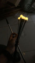 Garden Lights – New Upgraded Solar Powered Firefly Lights, Outdoor Waterproof Vibrant Decorative Lighting for Home & Garden (Warm Light)