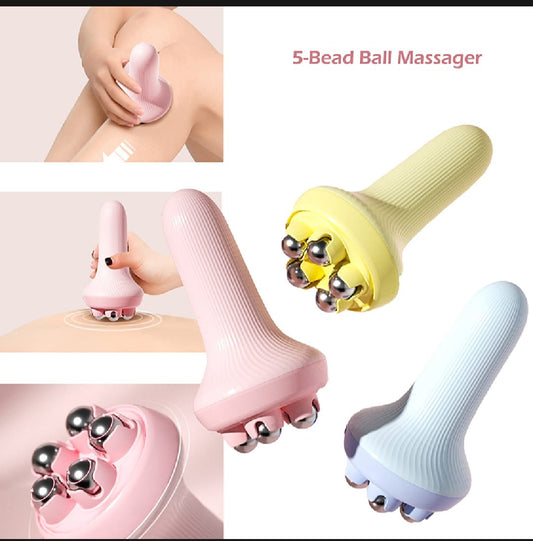 360 Roller Manual Massager | Handheld Massage Ball | Full Body Pain Relief | Neck, Back, Shoulder, Leg & Foot