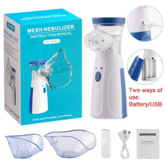 Portable Mesh Nebulizer – Quiet & Rechargeable for Kids and Adults