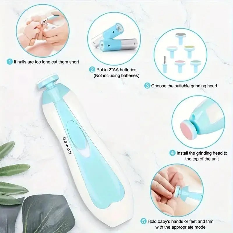 Baby Nail Trimmer with Safe Rounded Edges | Gentle Infant Nail Cutter for Newborns & Toddlers