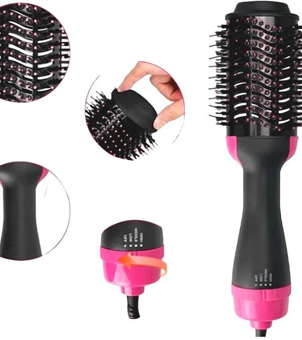 Heat Protection Hair Straightener Brush