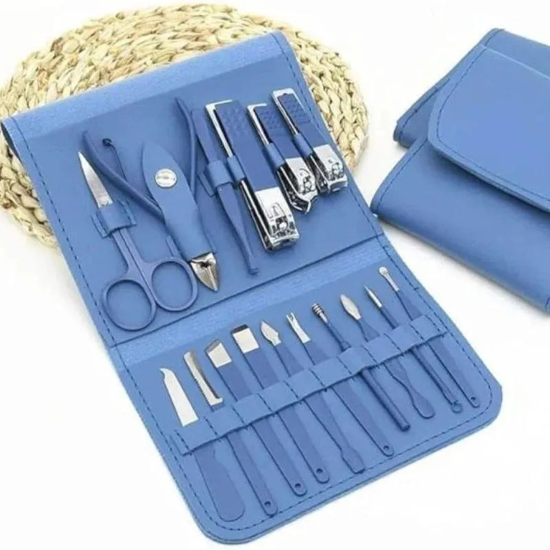 Professional Manicure Pedicure Kit 16 Pcs Set Premium Good Quality