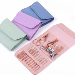 Professional Manicure Pedicure Kit 16 Pcs Set Premium Good Quality