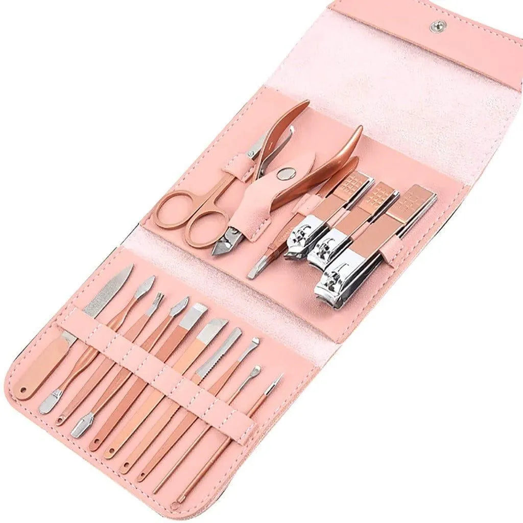 Professional Manicure Pedicure Kit 16 Pcs Set Premium Good Quality
